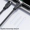 USAMS Kabel USB-C na USB-C PD Fast Charging 1,2m 100W Lithe Series biały/white SJ567USB02 (US-SJ567)
