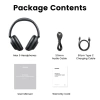 Ugreen HP202 HiTune Max5 kabellose On-Ear-Kopfhörer mit Hybrid-ANC-Rauschunterdrückung – Schwarz