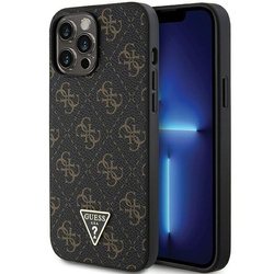Oryginalne Etui GUESS hardcase 4G Triangle Metal Logo GUHCP14LPG4GPK do Iphone 14 Pro czarny