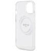 Oryginalne Etui GUESS Hardcase GUHMP15SHFWFCT do iPhone 15 (Kompatybilny z Magsafe / Flowers Wreath / transparent)