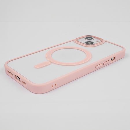 Nakładka Satin Clear Mag do iPhone 14 Pro 6,1&quot; różowa