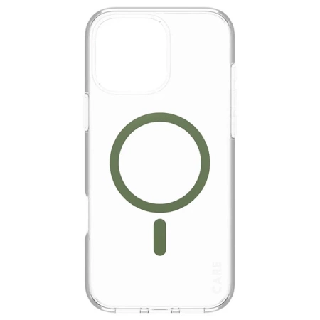 Etui CARE by PanzerGlass Flagship Case z MagSafe na iPhone 16 Pro Max - zielone