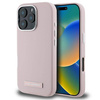 Karl Lagerfeld nakładka do iPhone 16 Pro 6,3&quot; KLHMP16LPGMSRPP różowa Hardcase FW Metal Plate MagSafe