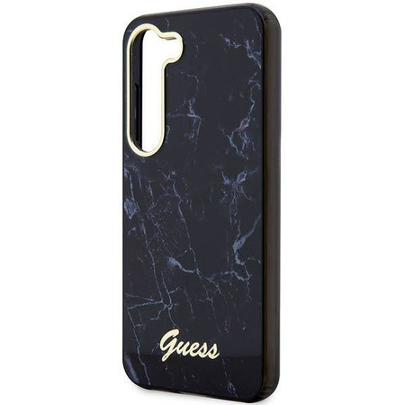 Guess GUHCS23MPCUMAK S23 +S916 schwarz/schwarzes Hartschalenetui Marmor