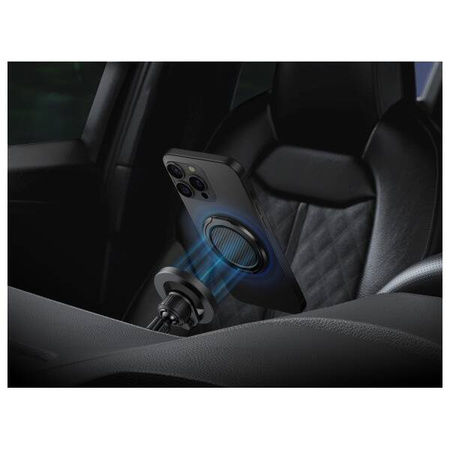 UNIQ Gripfit Premium 360 Magnetic Mount&Kickstand Uchwyt Magnetyczny czarny/carbon black