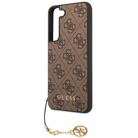 Guess 4G Charms Collection - Etui Samsung Galaxy S23 (brązowy)