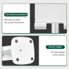Choetech H035 aluminum stand for a phone or tablet with adjustment - white and silver