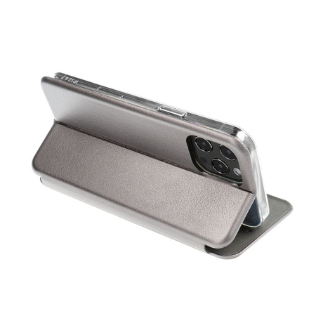 Kabura Book Elegance do  Xiaomi Redmi 13c stalowy
