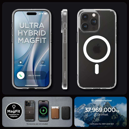 Spigen ULTRA HYBRID MAG MAGSAFE IPHONE 15 PRO FROST KLAR