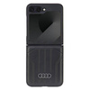 Original Handyhülle SAMSUNG GALAXY Z FLIP 6 Audi Synthetic Leather (AU-TPUPCFlip6-Q5/D1-BK) schwarz