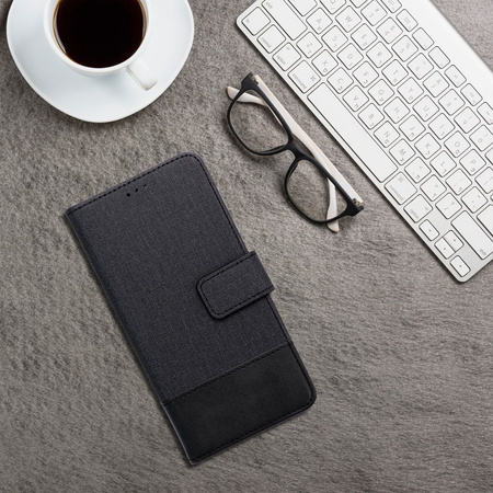 Kabura GOMMA Book do SAMSUNG S24 FE czarny
