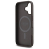 Etui Guess 4G Small Classic MagSafe na iPhone 16 - brązowe