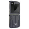 Original Handyhülle SAMSUNG GALAXY Z FLIP 6 Audi Synthetic Leather (AU-TPUPCFlip6-Q5/D1-BK) schwarz