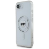 Karl Lagerfeld IML Metal Karl Head MagSafe Case for iPhone 16e White