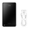 Baseus Magnetic Bracket powerbank z bezprzewodowym ładowaniem MagSafe 10000mAh 20W Overseas Edition biały (PPCX000202) + kabel USB Typ C Baseus Xiaobai Series 60W 0,5m