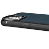 iCarer Leather Oil Wax etui pokryte naturalną skórą do iPhone 14 niebieski (WMI14220717-BU)