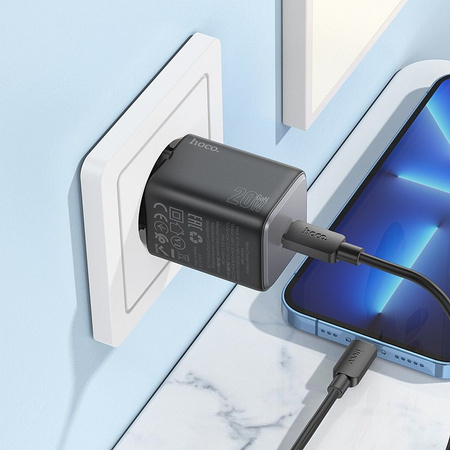 HOCO ładowarka sieciowa Typ C QC PD 20W N40 czarna
