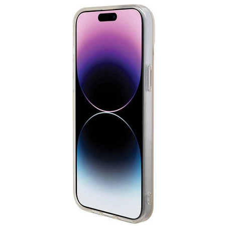 Guess IML Iridescent MagSafe case for iPhone 15 Pro - pink