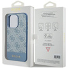 Oryginalne Etui APPLE IPHONE 15 PRO Guess Hardcase 4G Stripe Collection (GUHCP15LG4GLBL) niebieskie