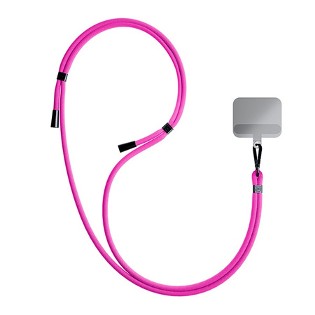 3MK EasyClip Pink (black) Smycz do telefonu