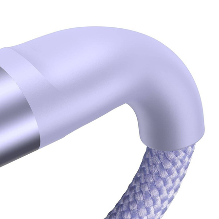 Baseus Flash Series II kabel USB Typ C / USB Typ A - USB Typ C / Lightning / micro USB 100 W 1,5 m fioletowy (CASS030205)
