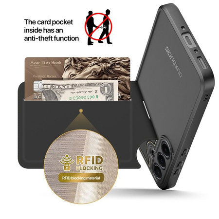 DUX DUCIS futerał RAFI II MAG z podstawką kompatybilny z MagSafe do SAMSUNG A35 czarny