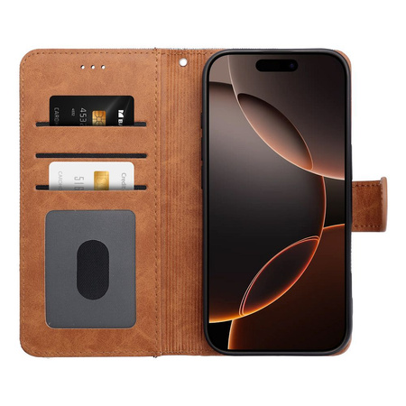 Kabura JEANS Book do IPHONE 16 Pro szary