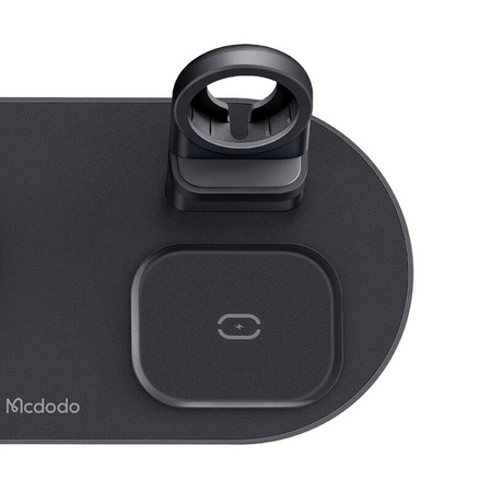 Ładowarka bezprzewodowa Mcdodo CH-7061 3w1 15W (telefon/TWS/Apple watch) czarna