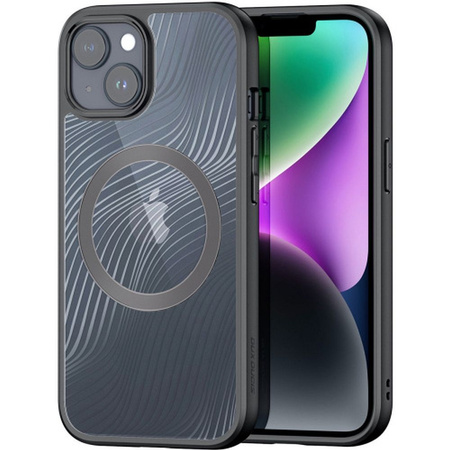 Armored case for iPhone 15 Plus with MagSafe Dux Ducis Aimo Mag - black