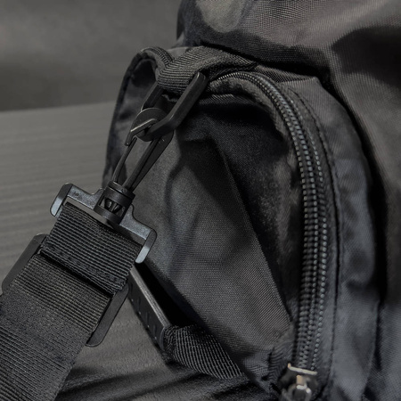 Wozinsky torba sportowa plecak bagaż podręczny torba 40x20x25 cm do samolotu czarny (WSB-B01)