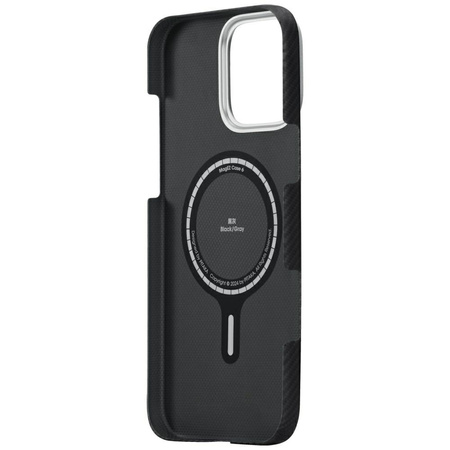Etui PITAKA Ultra-Slim MagSafe do iPhone 16 Pro Max czarno szary