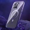 Kingxbar PQY Ice Crystal Series Magnethülle für iPhone 14 MagSafe grau