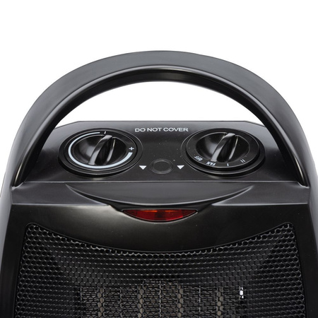 Termowentylator grzejnik ceramiczny 1500W RC-K-398 czarny