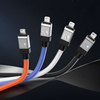 Kabel USB - Lightning 2.4A 1m Baseus CoolPlay - czarny
