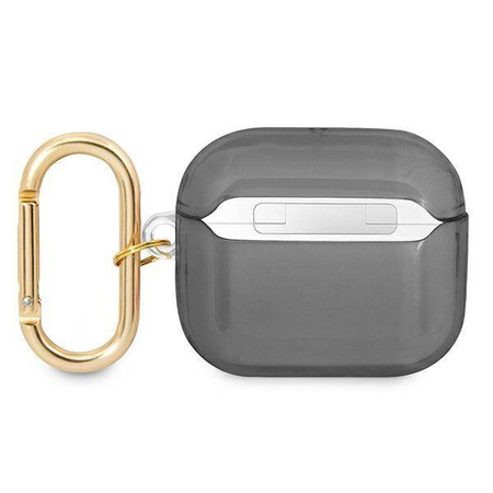 Case APPLE AIRPODS 3 Guess AirPods Strap Collection (GUA3HHTSK) black