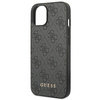 Guess GUHCP14SG4GFGR iPhone 14 6.1 &quot;gray / gray hard case 4G Metal Gold Logo