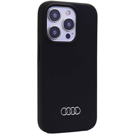 Etui Audi Silicone Case do iPhone 15 Pro Max - czarne