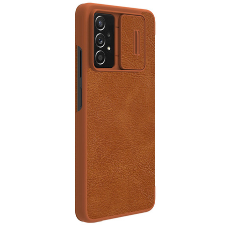 Nillkin Qin leather holster for Samsung Galaxy A73 brown