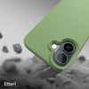 Nakładka Etteri Silicone Case do iPhone 16 Plus 6,7" jasnozielona