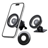 SPIGEN MFT13 MAGNETIC MAGSAFE DASHBOARD & VENT CAR MOUNT SILVER