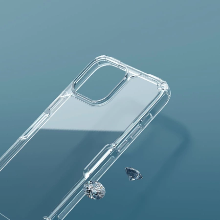 Nillkin Nature Pro Hülle iPhone 14 Pro Max gepanzerte Abdeckung blau
