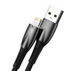 BASEUS kabel USB A do Apple Lightning 8-pin 2,4A Glimmer Series CADH000201 1m czarny