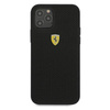 Ferrari FESPEHCP12MBK iPhone 12 Pro / iPhone 12 czarny/black hardcase On Track Perforated