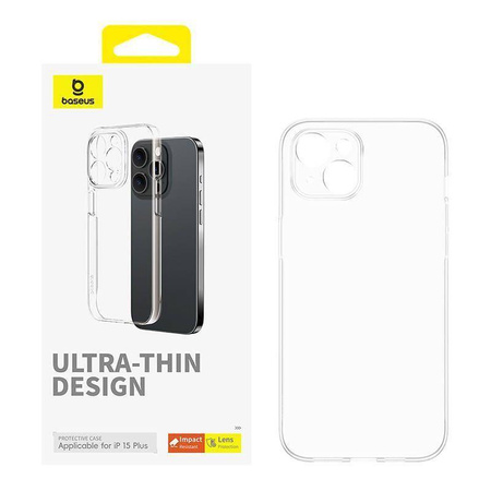 Case APPLE IPHONE 15 PLUS Baseus OS-Lucent Series transparent