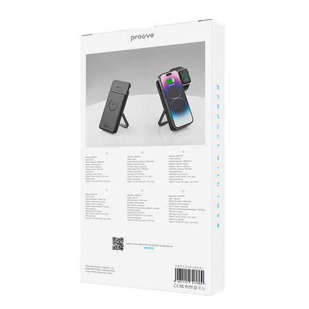 Proove power bank Power Stand 2 w 1 20W 10000mAh czarny