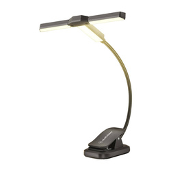 Lampka bezprzewodowa Tri-Head Glocusent GLCSNTA2302 z klipsem USB-C 1000mAh czarna