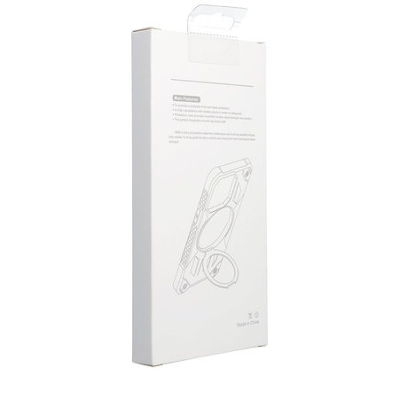 Futerał Armor Mag Cover kompatybilny z MagSafe do IPHONE 15 PRO czerwony