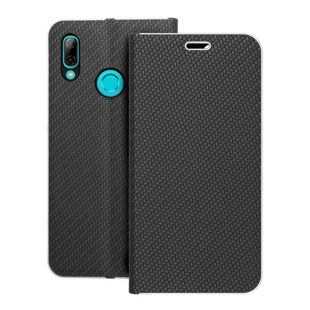 Kabura LUNA Book Carbon do HUAWEI P Smart 2019 czarny