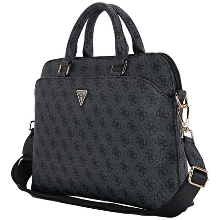 Tasche LAPTOP 15" Guess 4G Zipper Pocket Triangle Logo schwarz
