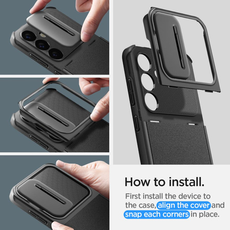 Spigen Optik Armor case for Samsung Galaxy S24 - black